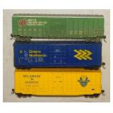7 railroad train tanker cars