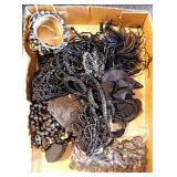 Vintage Mourning Jewelry: Necklaces - Brooches -
