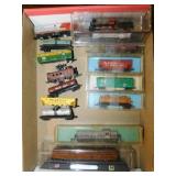 15 N Scale railroad train locomotive engines &