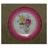 Antique Germany Roses cake plate - Vintage floral
