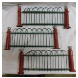 6 antique wood & metal fence panels for your