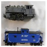 Metal short locomotive engine railroad train &