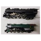 4 metal railroad train locomotive engines &