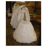 Ladies Civil War re-enactment clothing: 2 hoop