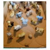 22 Wade Whimsies animals: Dog - Cat - Fox -