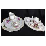 Vintage Violets bone china