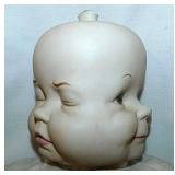 5 Antique & vintage composite & vinyl baby dolls: