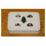 4 ladies costume rings - Men