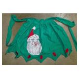 Christmas: Kitschy hand stitched Santa apron -