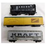 12 railroad train freight box cars
