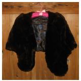 Ladies fur cape & car coat