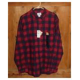 2 new Tractor Supply plaid flannel shirts, size L