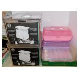 2 new food storage fridge containers - New