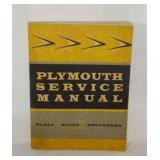 1957 1958 Plymouth service manual book w/ letter