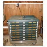 Artromick rolling specimen work station w/ 8