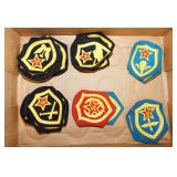 31 Soviet Cold War era military sleeve patches: