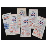 6 vintage Martin Oil gas station road maps