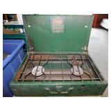 Vintage Coleman 2-burner camp stove,
