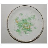 Bishop & Stonier England gilded green floral