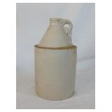 Antique half gallon stoneware crock whiskey jug