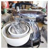 Mid Century Sunbeam Mixmaster stand mixer,
