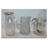 Antique Detroit Creamery bottle w/ Cream Top spoon