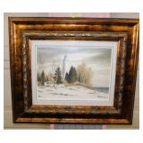 Signed Island Flurry watercolor Artist