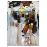 Antique & vintage medical bottles, some w/ labels