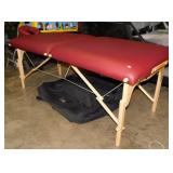 EarthLite folding portable massage table with
