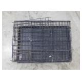 Pet items: Metal collapsible dog crate, 31" x 20"