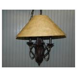 Modern metal ceiling chandelier w/ 4 twister