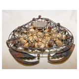 Crab Wine Works copper looking metal wine cork