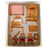 Wooden doll house furniture