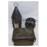 Vintage Union Leader Cut Plug Tobacco tin lunch