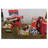 Christmas decorations & ribbons: New plastic