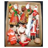 Vintage dancing Santa