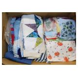 Quilting material: Quilt squares & pieces