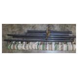 Canvas hammock w/ metal ground frame, 53" wide