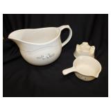 Vintage Pfaltzgraff Heirloom: Butter warmer/sauce
