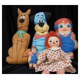 Vintage pillows & stuffed dolls: Scooby-Doo -