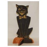 Vintage Biestle Halloween black winking Hep Cat