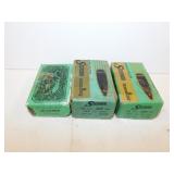 3 boxes vintage Sierra .30 caliber rifle