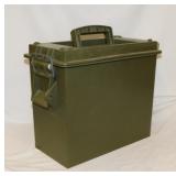 Plastic utility & ammo ammunition storage box &