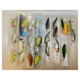 Fishing lures w/ 2 storage containers
