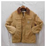 Carhartt canvas quilt lined jacket coat, size 48