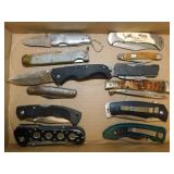 12 China & Pakistan pocket knives