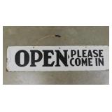 Fishing home decor & OPEN store sign,