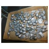 Lead fishing sinkers w/ brass swivel