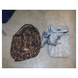 2 hunting camouflage carry bags: NRA modern camo