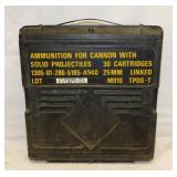 1993 US military M910 ammo ammunition case,14" x